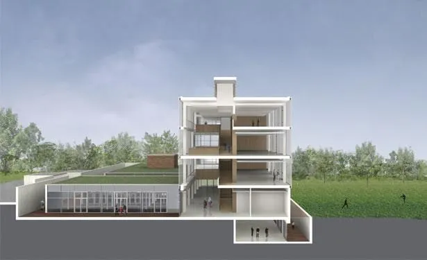 Biblioteca Central Urbana Sant Cugat 3 Biblioteca Central Urbana Sant Cugat. Arquitectura Santi Vives