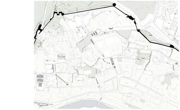 Muralla de Girona 3 Muralla de Girona. Arquitectura Santi Vives