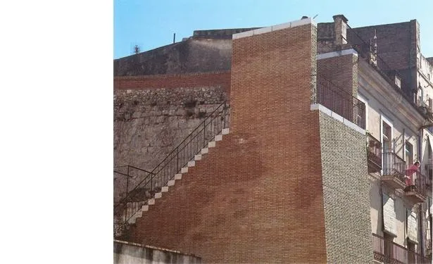 Muralla de Girona 5 Muralla de Girona. Arquitectura Santi Vives