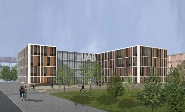 Oficines universitàries Eureka 1 Barcelona. Arquitectura Santi Vives