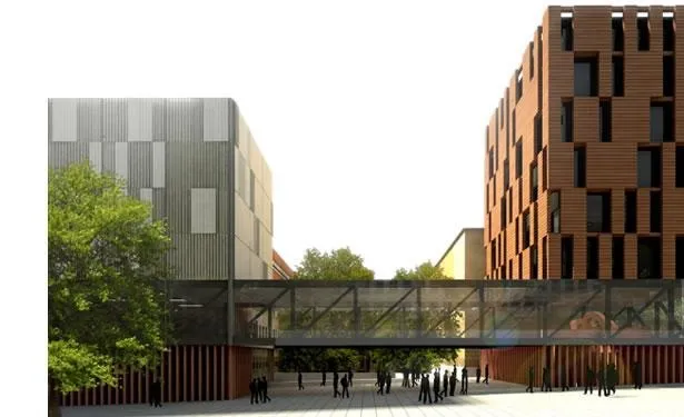 Ampliació Facultat de Belles Arts Barcelona. Arquitectura Santi Vives