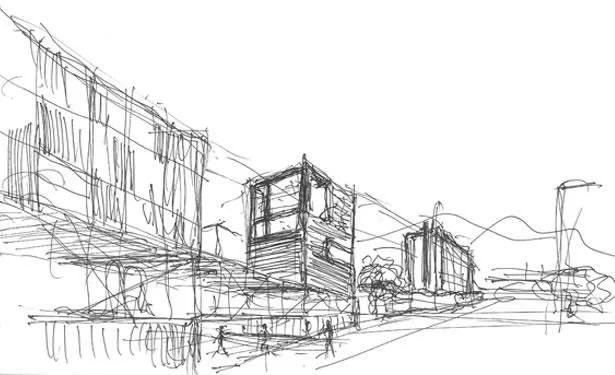 Ampliació Facultat de Belles Arts Barcelona. Arquitectura Santi Vives