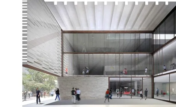 Biblioteca pública Bel Lloc a Les Corts Barcelona 3 Biblioteca pública Bel Lloc. Arquitectura Santi Vives