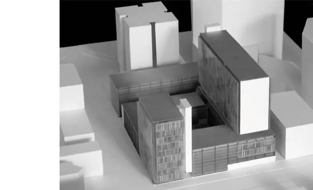 Edifici d'Equipament 7@ a Poble Nou Barcelona. Arquitectura Santi Vives