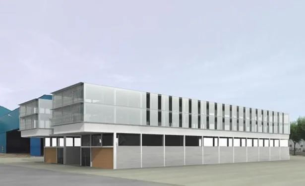 Nau i oficines L'Hospitalet. Arquitectura Santi Vives