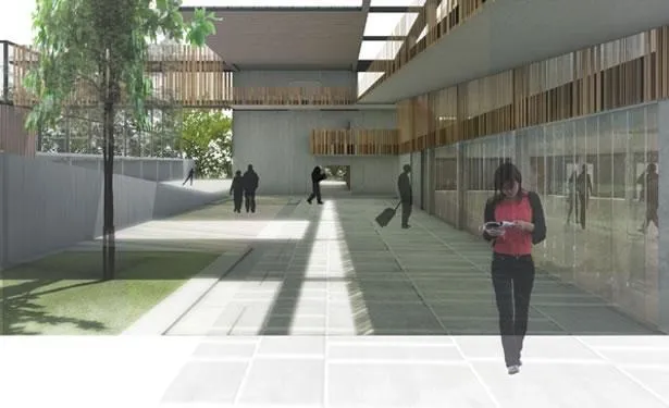 Residència universitària Barcelona. Arquitectura Santi Vives